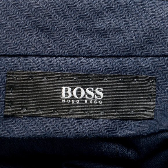 Hugo Boss Men's "T-Jarrod/Lone" Blue Wool Pants - Picture 4 of 5